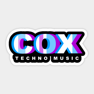 Carl Cox dj - techno music collector 90s Sticker